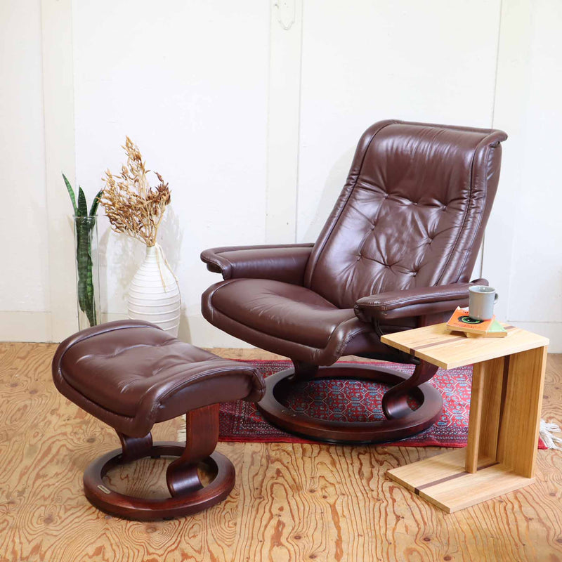 Ekornes】エコーネス ロイヤル本革 ストレスレスチェア\u0026 