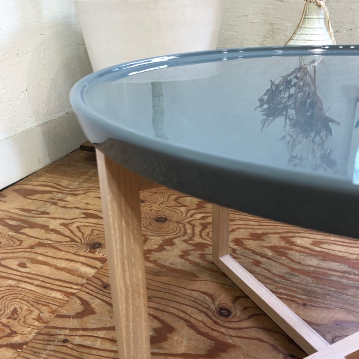 ロックストーン / ROCKSTONE C-63 CITYティーテーブル 岩倉榮利 シギヤマ家具 φ60 展示品