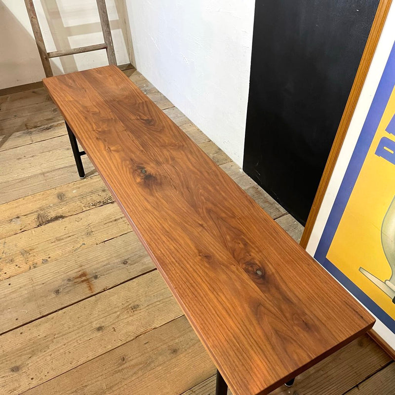 リスタイルオリジナルベンチ ウォールナット 無垢材  木製チェア
