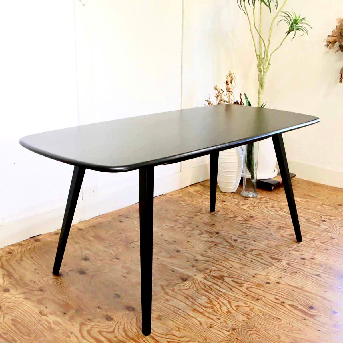 アーコール / ERCOL プランクテーブル ダイニングテーブル ブラック 中古 展示品