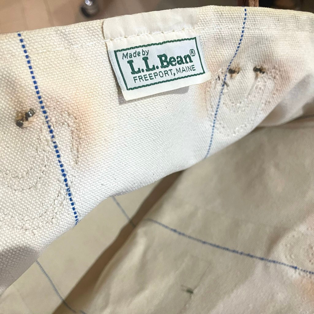 LLビーン / L.L.Bean レザーハンドル トートバッグ 山タグ 80s ヴィンテージ 旧ロゴ ビーントート