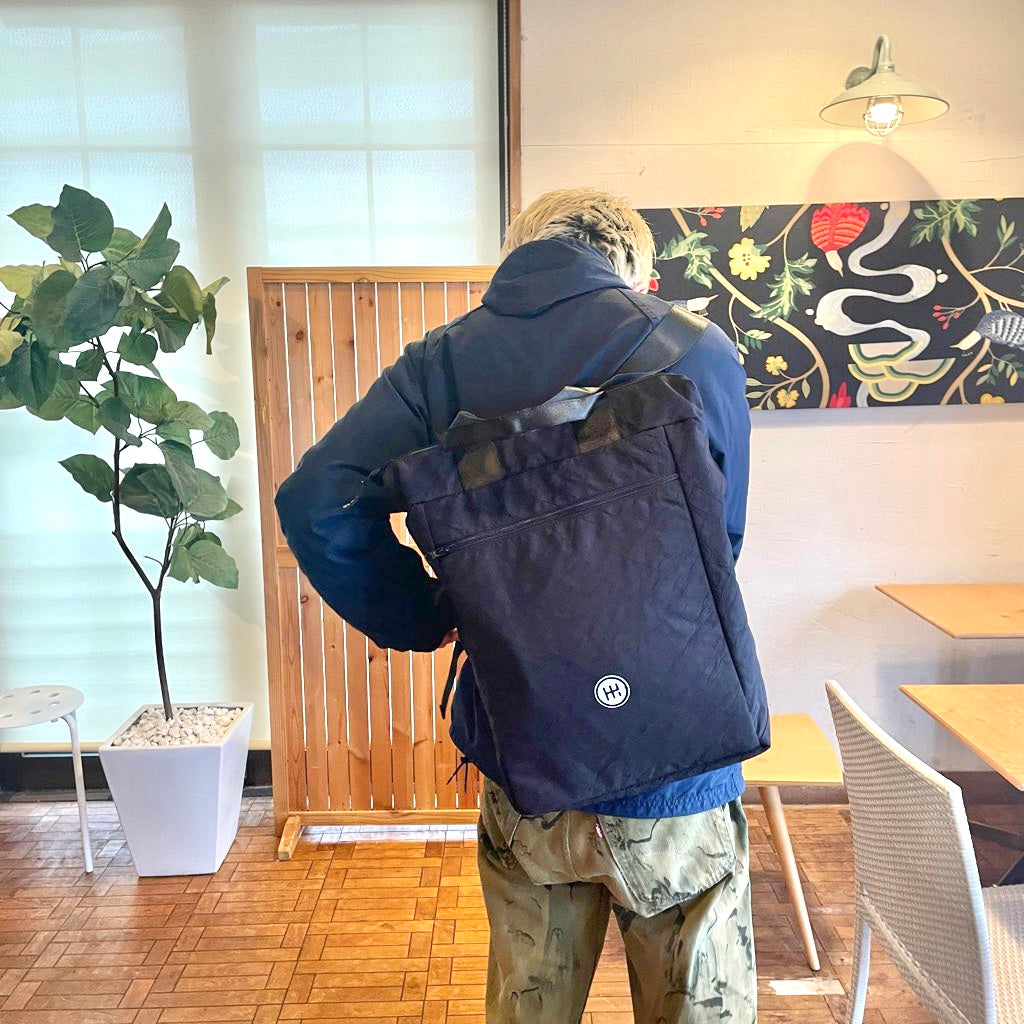 【新品】エアパック / AIR PAQ 2wayトートバッグ ブラック SDGs  サスティナブル リュック