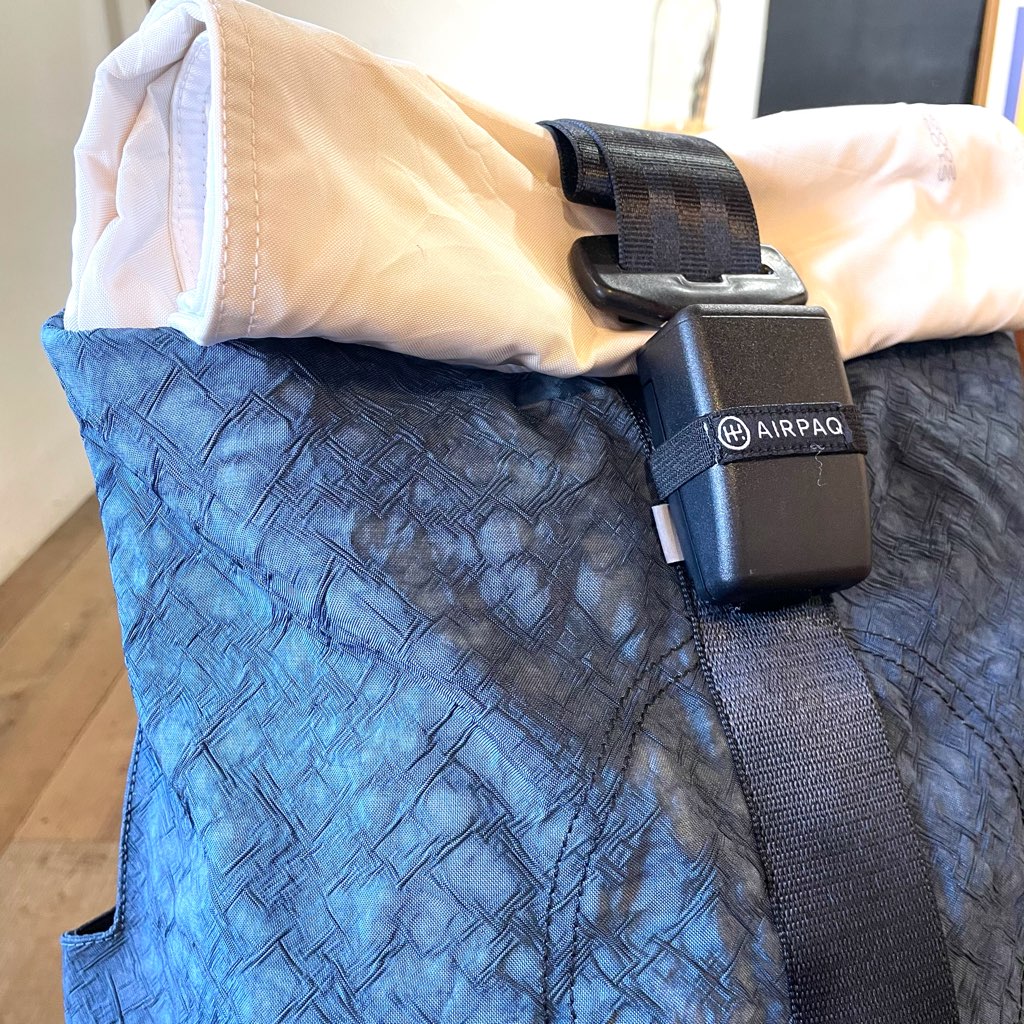 【新品】エアパック / AIR PAQ バックパック ブルー SDGs  サスティナブル リュック