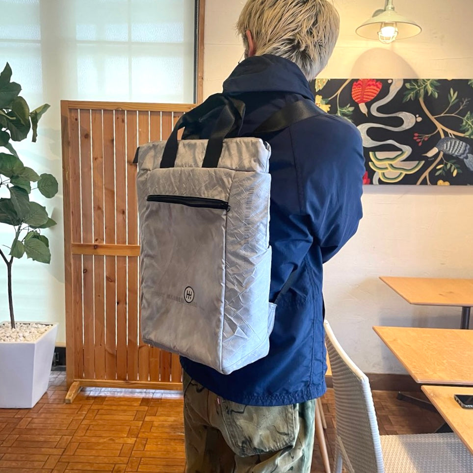 【新品】エアパック / AIR PAQ 2wayトートバッグ グレー SDGs  サスティナブル リュック