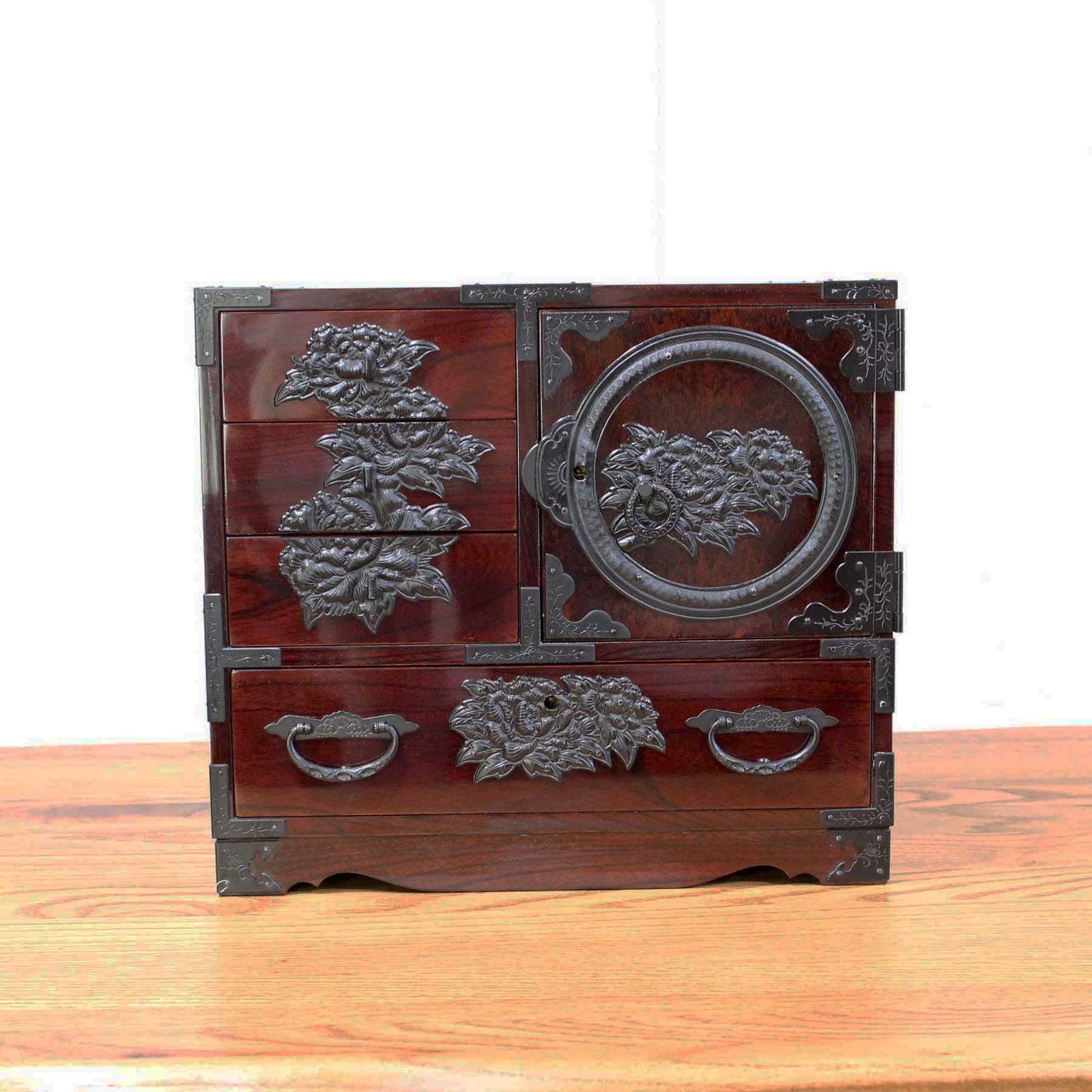 門間屋 仙台箪笥 小箪笥 弐番 木地呂塗り 漆塗り 工芸品 伝統品