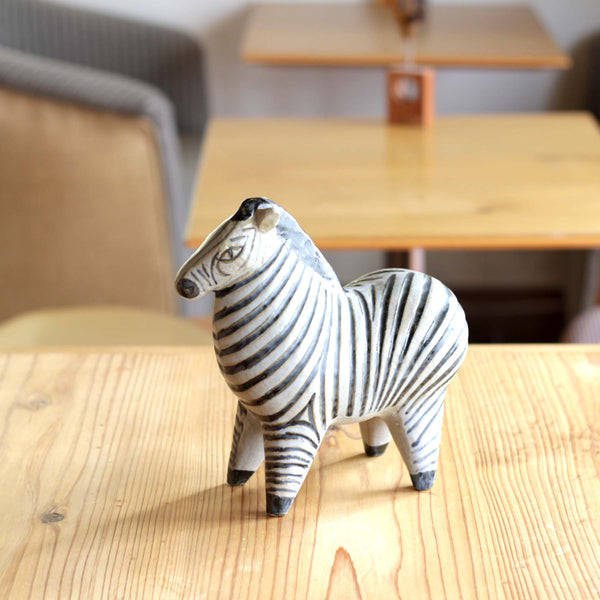 グスタフスベリ Stora Zoo Zebra シマウマ リサ・ラーソン オブジェ 陶器 ヴィンテージ