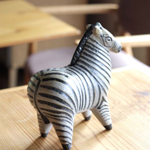 グスタフスベリ Stora Zoo Zebra シマウマ リサ・ラーソン オブジェ 陶器 ヴィンテージ