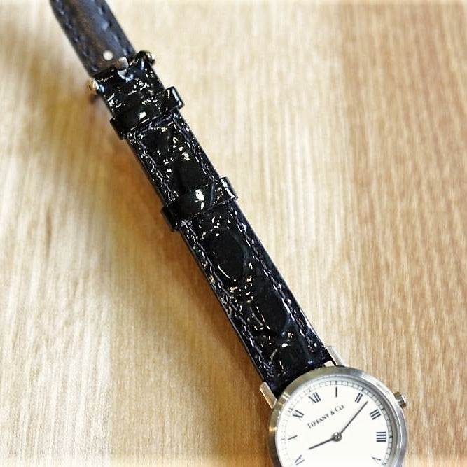 ティファニー TIFFANY & Co レディース腕時計 ホワイトローマン 18金 