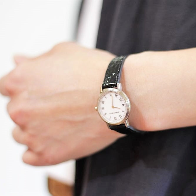 ティファニー / TIFFANY & Co レディース腕時計 ホワイトローマン 18金 【2】 クオーツ式 ヴィンテージ時計